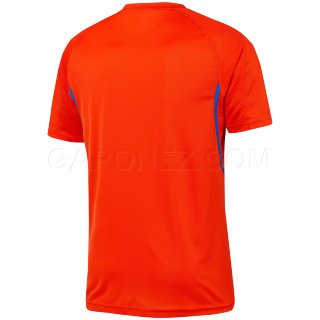 Adidas Беговая Футболка Response 3-Stripes Short Sleeve Оранжевый V39773