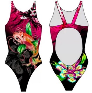 涡轮女式宽肩带泳衣 花帐篷 8304411