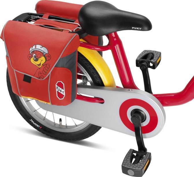 Сумка двойная Puky DT3 9788 red красная на багажник велосипеда