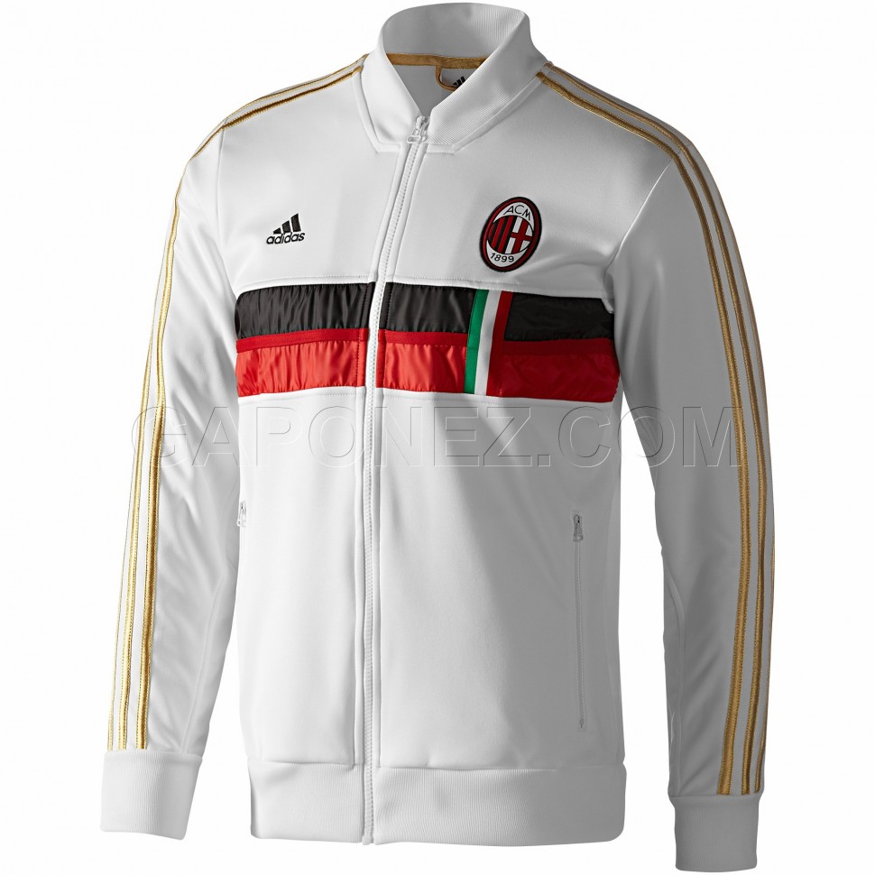 Adidas Soccer Jacket AC Milan Anthem G82099 Men's Apparel from