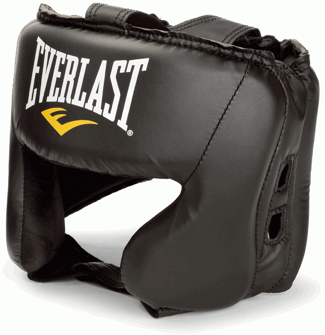 Everlast Boxing Headgear DuraHide™ EVGH7 Head Guard with Cheeks from