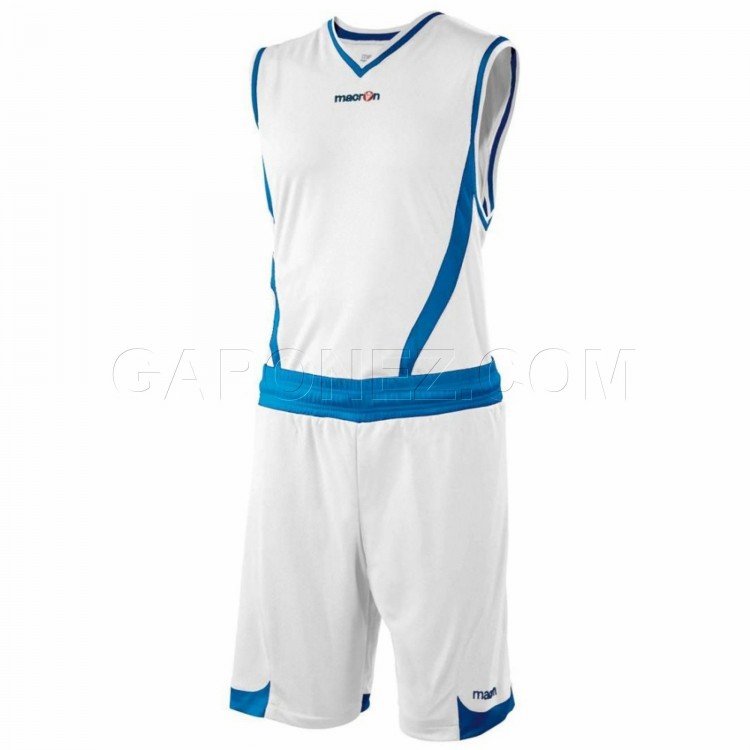 Macron Баскетбольная Форма Duke Белый/Синий Цвет 43260103