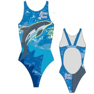 涡轮游泳女式宽肩带泳衣 无流量 898281