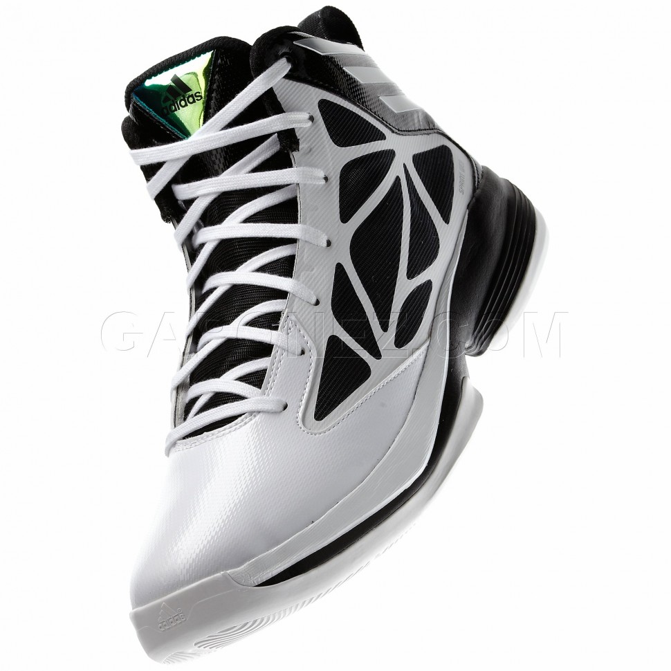 Купить Мужскую Баскетбольную Обувь (Кроссовки) Цвет Белый/Черный Adidas ...