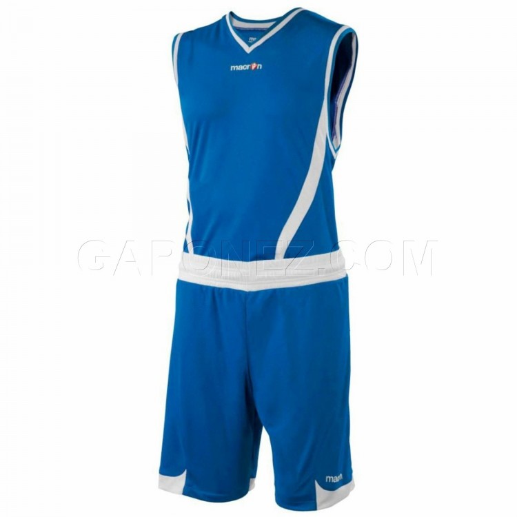 Macron Баскетбольная Форма Duke Синий/Белый Цвет 43260301