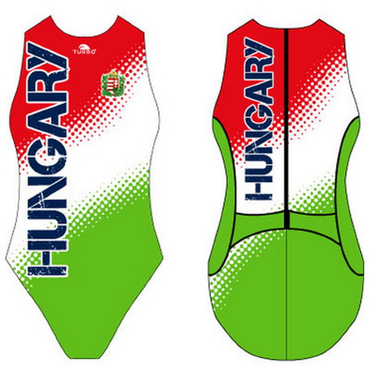 涡轮水球泳衣匈牙利技术盾 893589