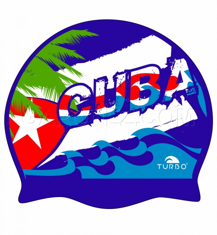 Turbo Swimming Cap Cuba Palm 9701708