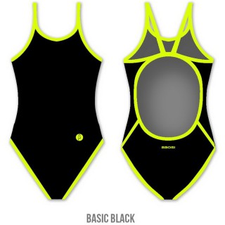 Bbosi 女士细肩带泳衣 基本黑色 K1Q8H