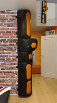 Sportana Boxing Wall Mounted Pillow Column SBWMC