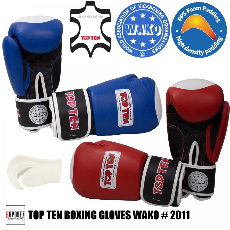 Top Ten Боксерские Перчатки WAKO 2011