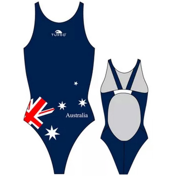 Turbo Swimming Swimsuit Womens Wide Strap Australia 891851