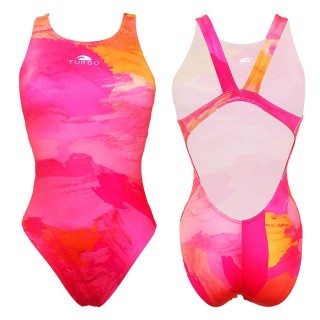 涡轮女式宽肩带泳衣 刷刷 8306581