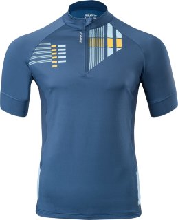 Silvini Top SS T-shirt Zip 1/2 Croce MD1204
