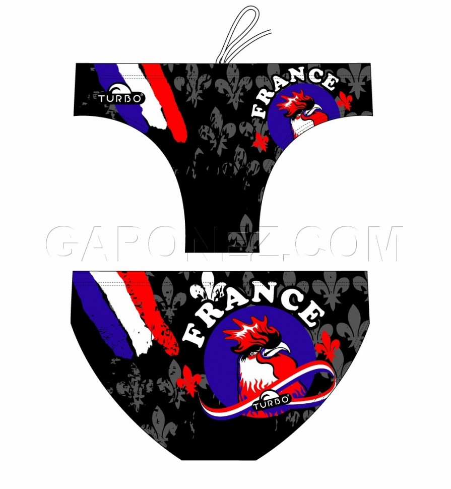 Maillot Homme Bandeau France Le Coq de la marque Turbo