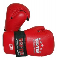 Top Ten Gloves Open Hand Superfight 3000 Red Color 2051-4