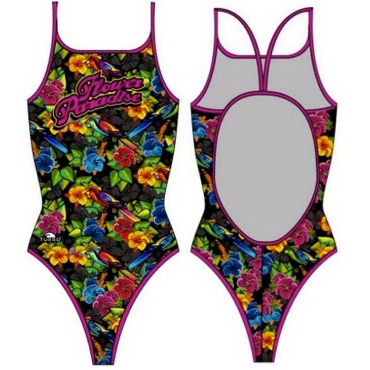 Turbo Swimming Swimsuit Flowers Paradise 895092