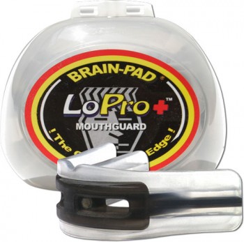 Brain-Pad Mouth Guard Double-Row Lo Pro+ Plus BPLPP CL/BK 