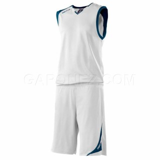 Macron Баскетбольная Форма Dragon Белый/Темно-Синий Цвет 43040107