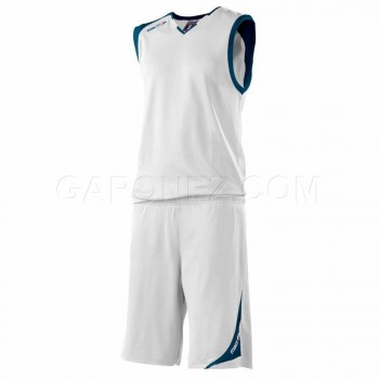 Macron Баскетбольная Форма Dragon Белый/Темно-Синий Цвет 43040107 