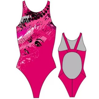 涡轮游泳女式宽肩带泳衣 公主 894331