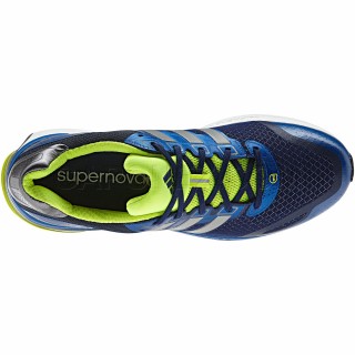 Adidas Легкая Атлетика Обувь Беговая Supernova Glide 5 Синий/Серебристый Металлик Цвет G97321