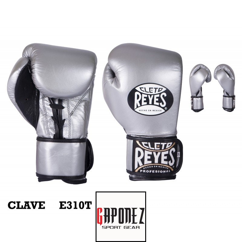 Pink Metallic Small Cleto Reyes Lace Up Hook and Loop Hybrid Boxing Gloves 