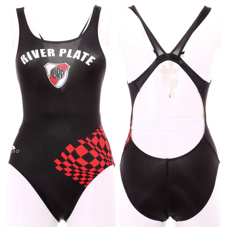 Turbo Swimming Swimsuit Womens Wide Strap River Plate 891751