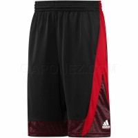Adidas Баскетбольные Шорты Front Line Цвет Черный/Красный Z68622