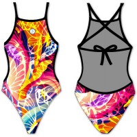 Bbosi 艺术游泳细肩带泳衣 复仇蝴蝶颜色 NTD4P