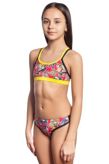 Madwave 运动泳衣 分体 青少年 运动量来找到上衣 M1409 07