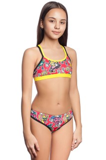 Madwave 运动泳衣 分体 青少年 运动量来找到上衣 M1409 07