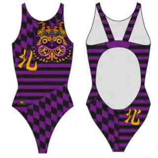 涡轮女式宽肩带泳衣 日本面膜 8307941