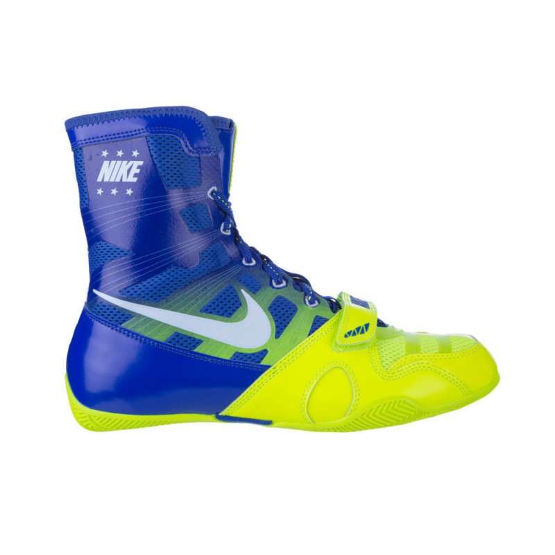 blue nike boxing shoes