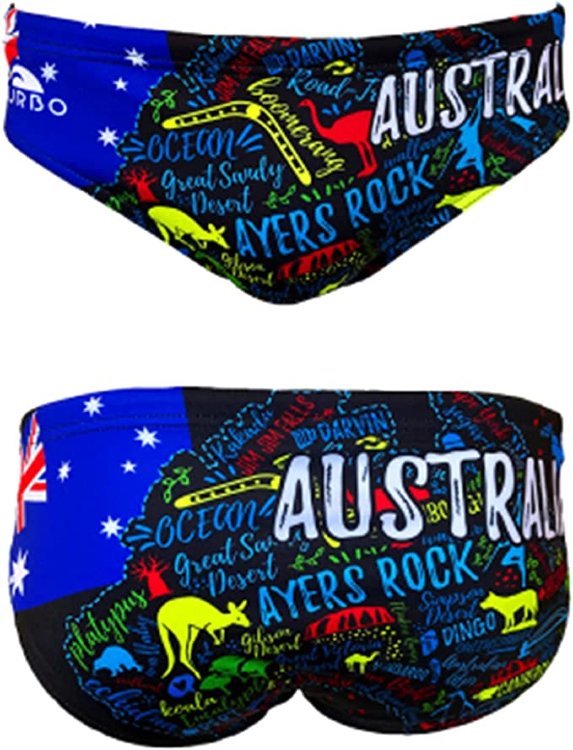 Turbo Water Polo Swimsuit Australia Draw 730748