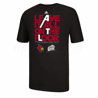 Adidas Баскетбол Футболка Louisville Cardinals Floored C70859