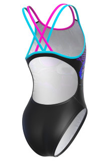 Madwave 泳装女式交叉回 T1 M1461 12