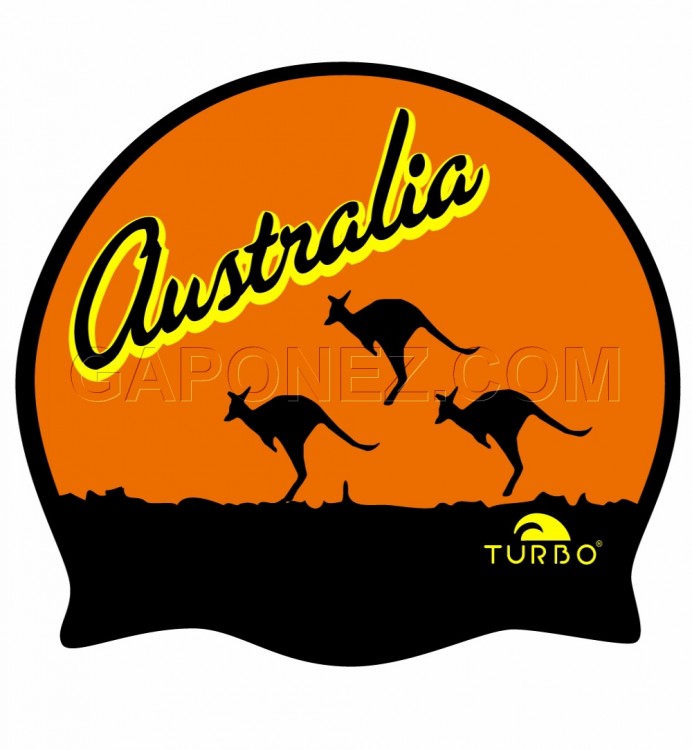 Turbo Шапочка для Плавания Australia Sunrise 9701710