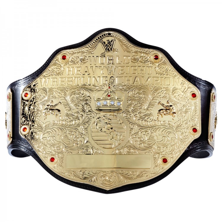 WWE Точная Копия Пояса Международной Федерации Реслинга Абсолютного Чемпиона в Тяжелом Весе Версия 2 Взрослый Размер WWEB12