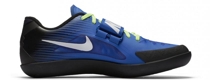 blue nike throwing shoes