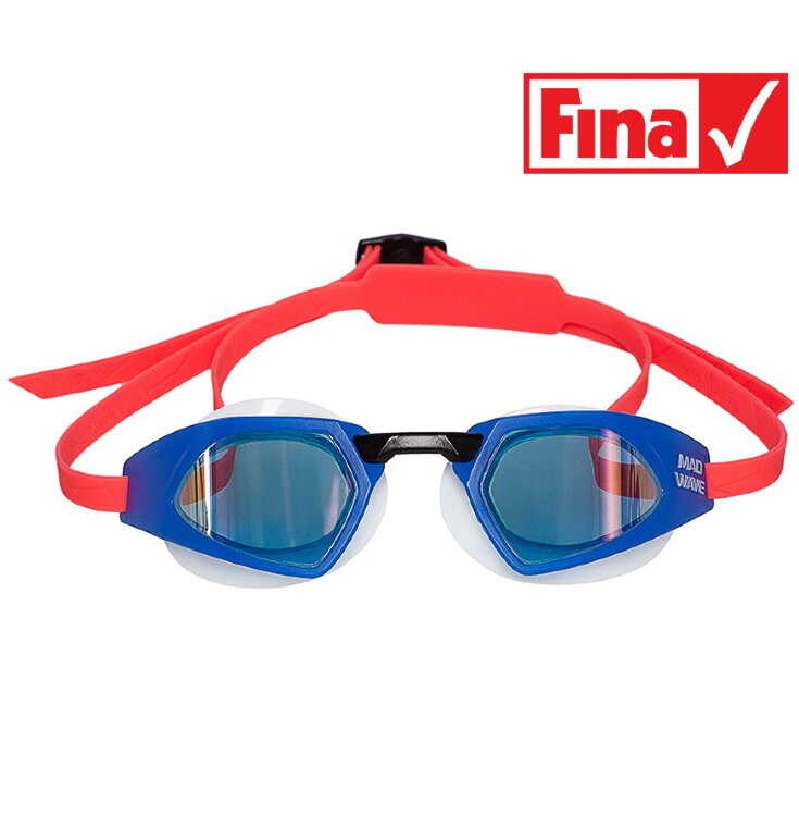 Madwave Gafas de Carreras de Natación X-Hoja Arco iris M0459 04