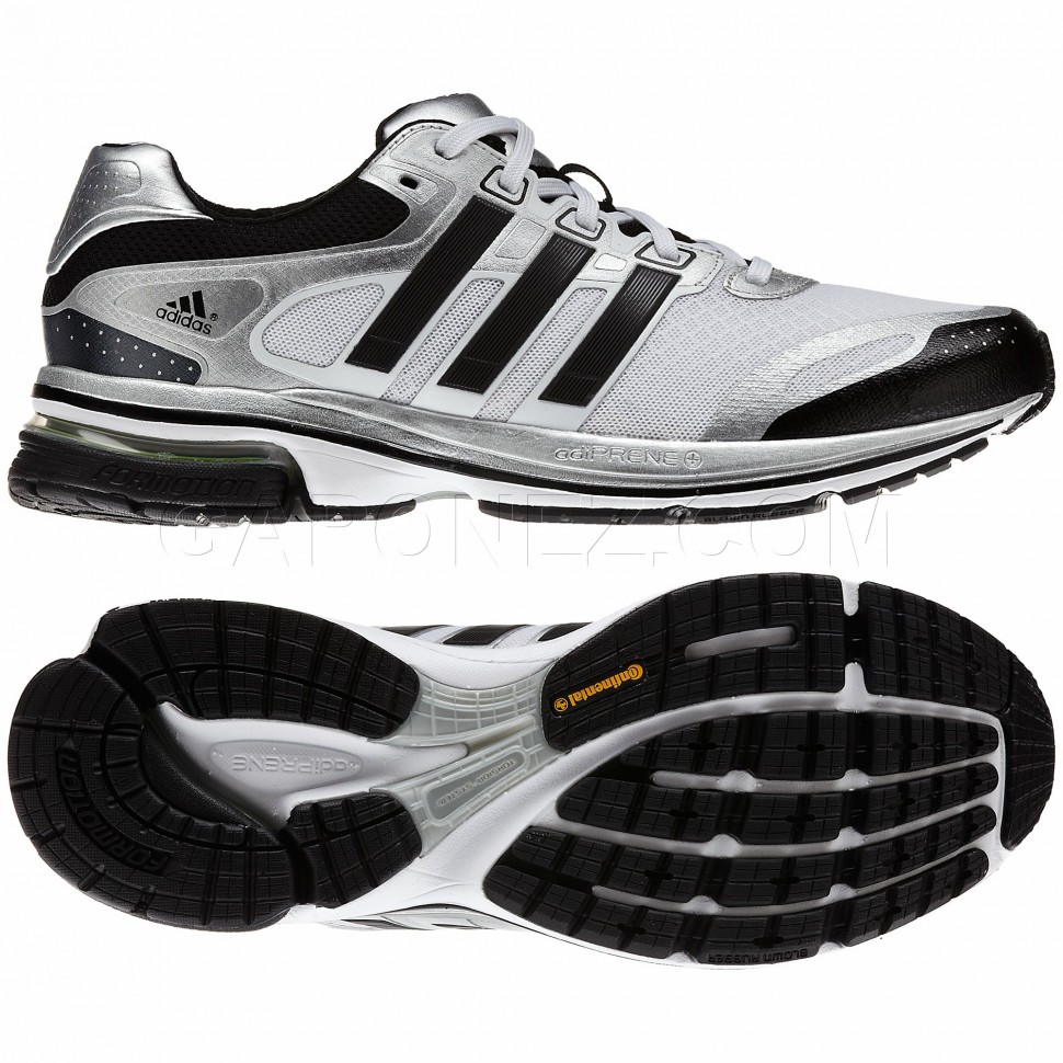 Adidas Running Shoes Supernova Glide 5 Running White/Black Color Q32807  Men's Footgear Footwear Sneakers from Gaponez Sport Gear