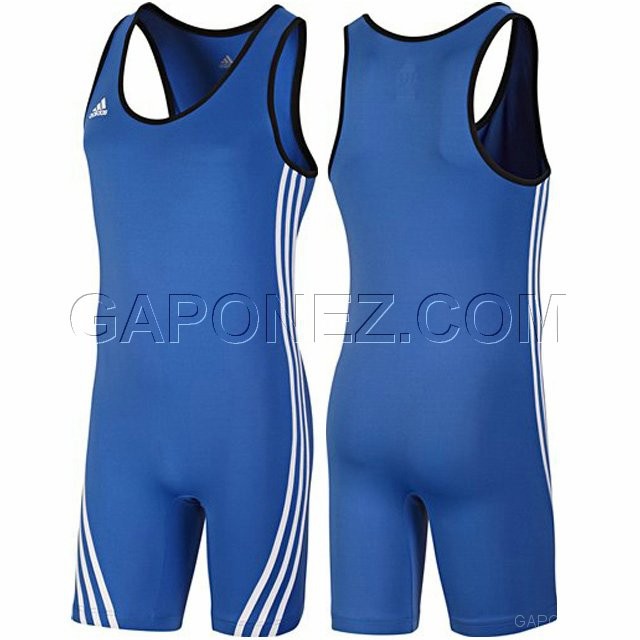 Adidas Weightlifting Men Lifter Suit (Base) Air Blue V13877 Weight Lifting Apparel Singlet Applet from Gaponez Sport Gear