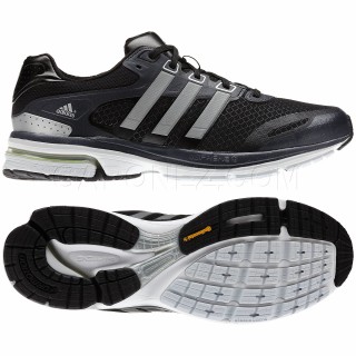 Adidas Легкая Атлетика Обувь Беговая Supernova Glide 5 Черный/Серебристый Металлик Цвет Q32809