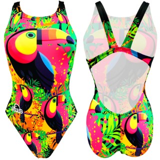 涡轮女式宽肩带泳衣 崩溃 8306181