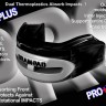 Brain-Pad Protector Bucal Fila Doble Pro+ Más BPWRP4 BK/GR