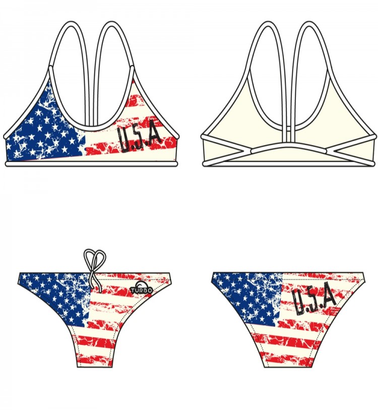 Купить Турбо Спортивное Плавание Женский Раздельный Купальник (Бикини ...