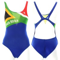 涡轮游泳女式宽肩带泳衣 南非 891041