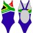 Turbo Спортивное Плавание Купальник Широкий Ремешок South Africa 891041