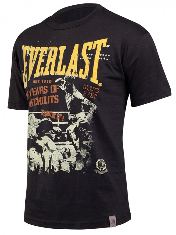 Everlast T-Shirt Centennial Slug Fest EVTS62 BK