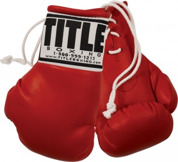 TITLE Боксерские Перчатки Сувенирные MBG RD 